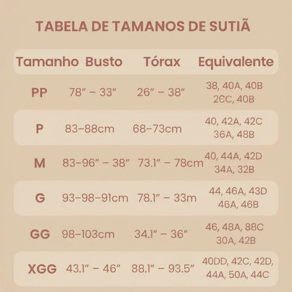 Sutiã Push-Up com Bojo Gel